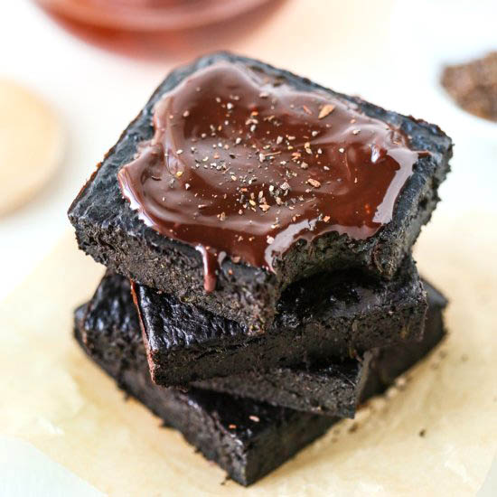 Pu-erh Chocolate Brownies