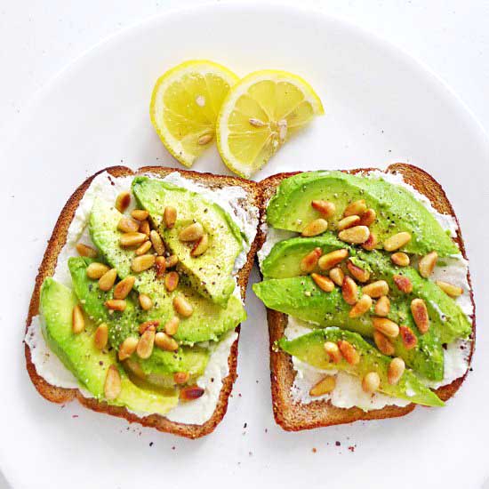 Avocado Toast with Lemon Ricotta