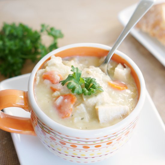 Lemon, Chicken & Rice Soup