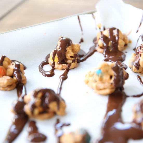 Trail Mix No Bake Cookies