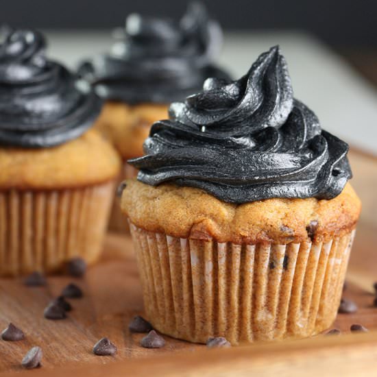 Pumpkin Chocolate Chip Cupcakes