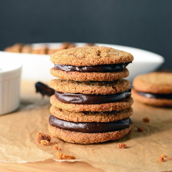 Spice Cookie Sandwiches