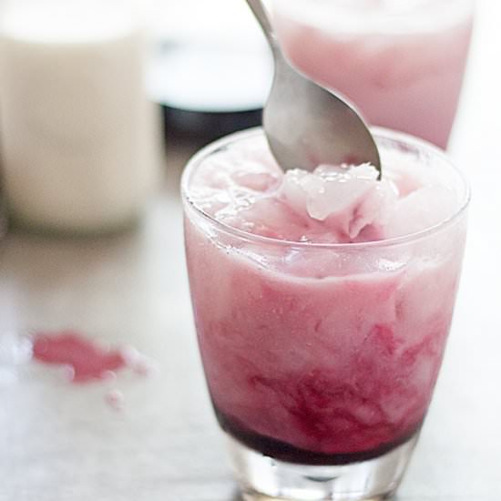 Pomegranate Italian Sodas