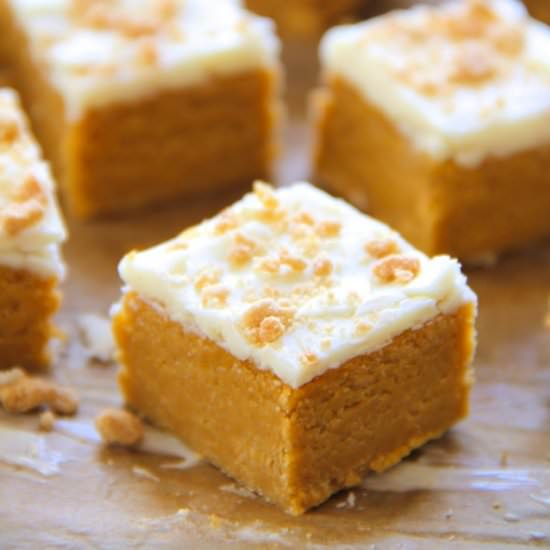 No Bake Pumpkin Cheesecake Bites