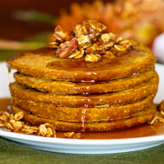 Healthy Pumpkin Pancakes