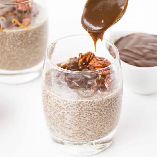 Salted Caramel & Pecan Chia Pudding