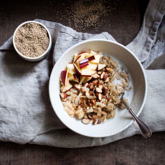 Golden Quinoa Breakfast Bowl