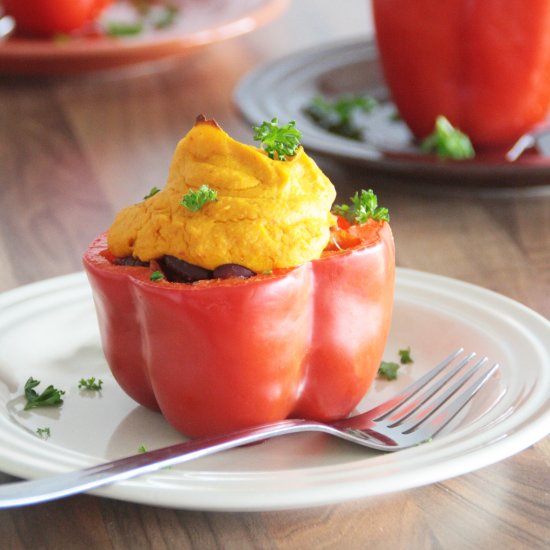 Stuffed Peppers with Pumpkin Mousse