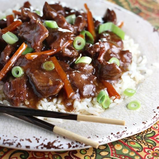 Slow Cooker Mongolian Beef