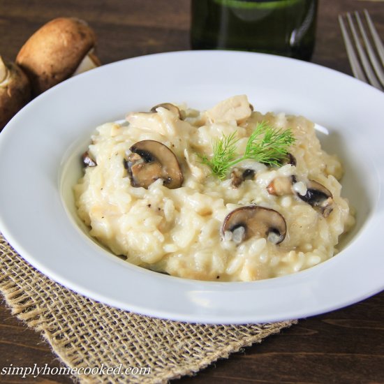 Chicken and Mushroom Risotto