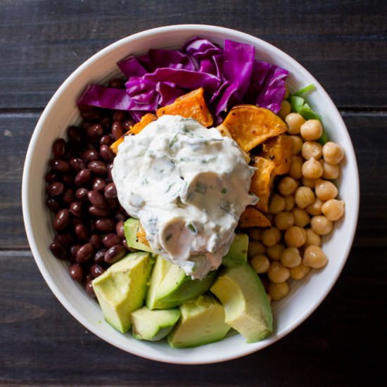 Fall Harvest Salad Bowl