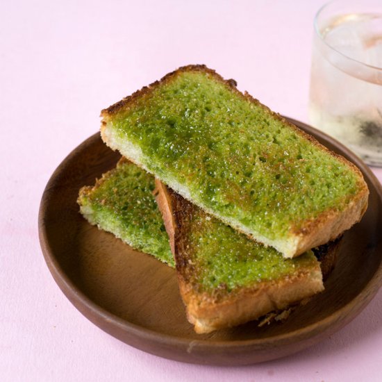 Matcha Sugar Toast