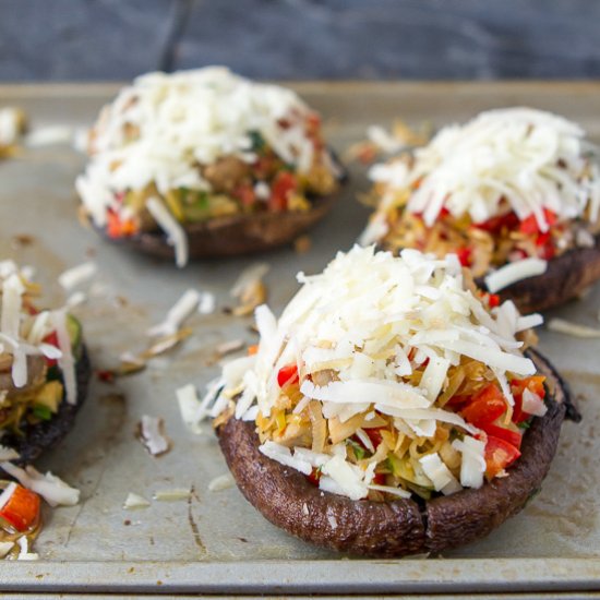 Vegetarian Stuffed Portabella