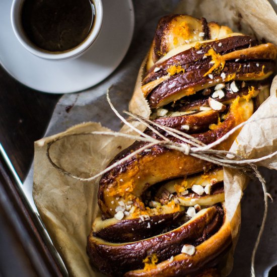 Nutella & Orange Babka