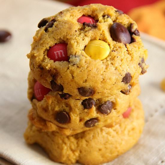 Chocolate Chip Pumpkin Cookies