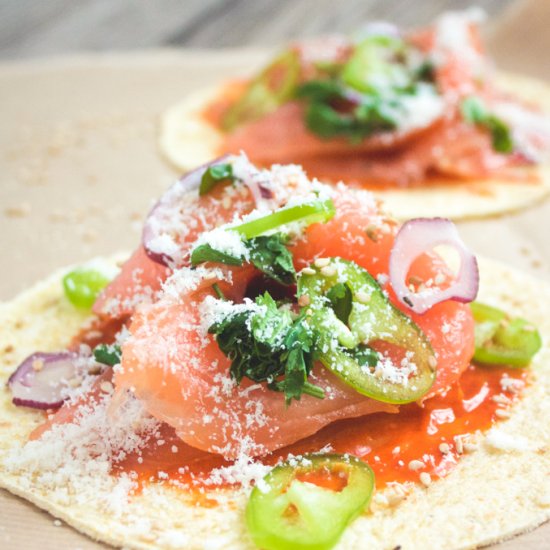 Smoked Salmon Tacos