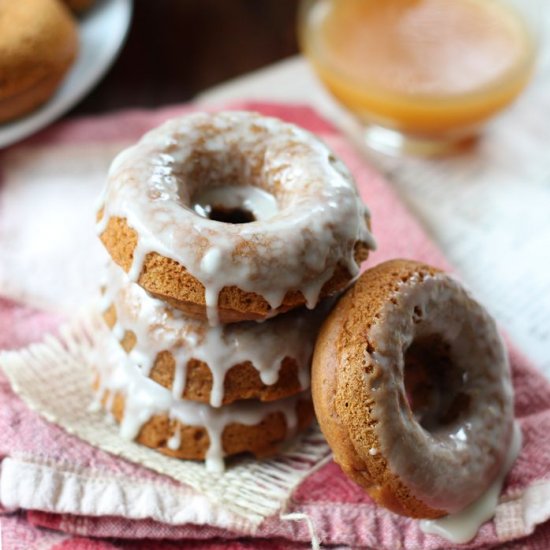 Vegan Gingerbread Doughnuts