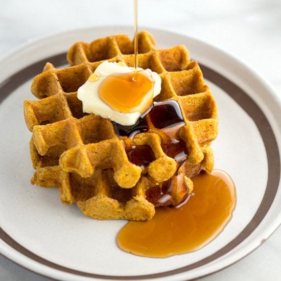 Buttermilk Pumpkin Spice Waffles