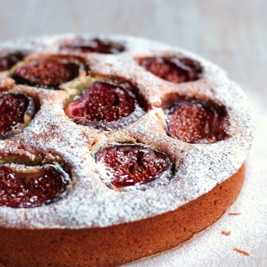 Fig Frangipane Cake