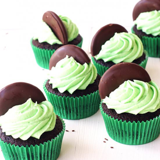 Mint Chocolate Cupcakes