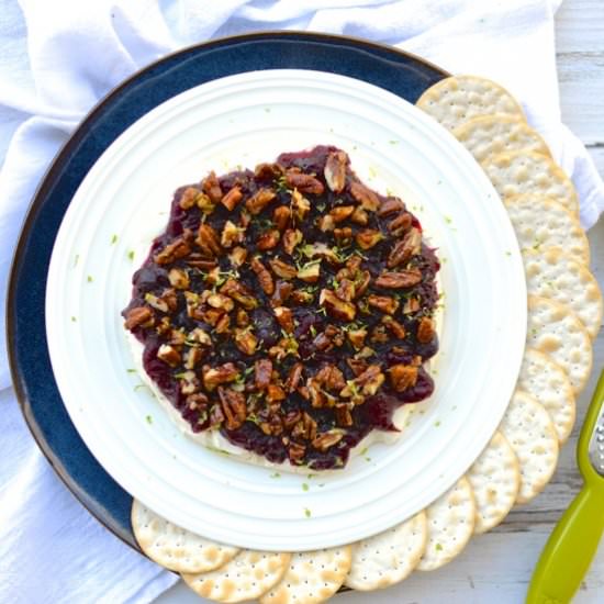 Cranberry Sauce Cream Cheese Dip