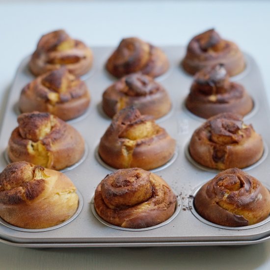 Pumpkin and Spice Cinnamon Buns