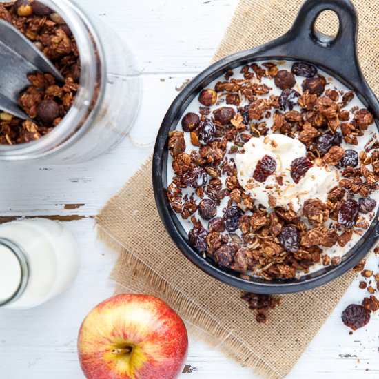 Choc Hazelnut Granola