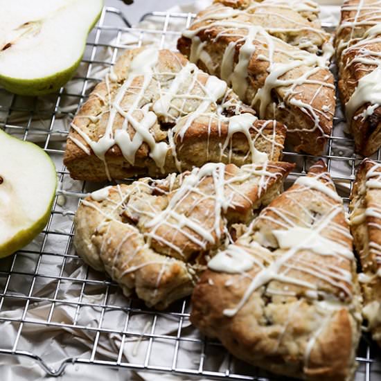 Pear and Ginger Scones