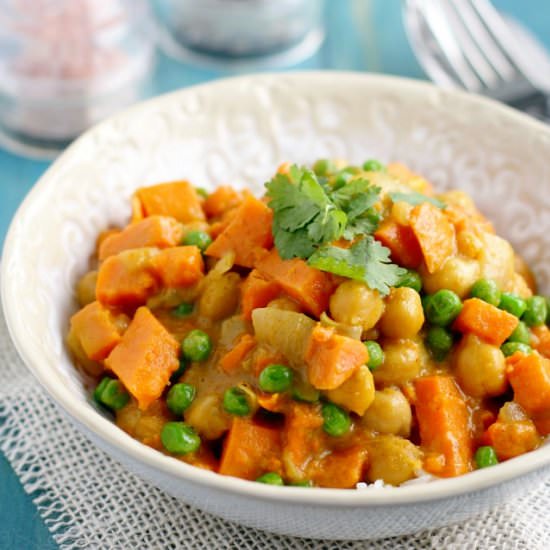 Sweet Potato Chickpea Curry