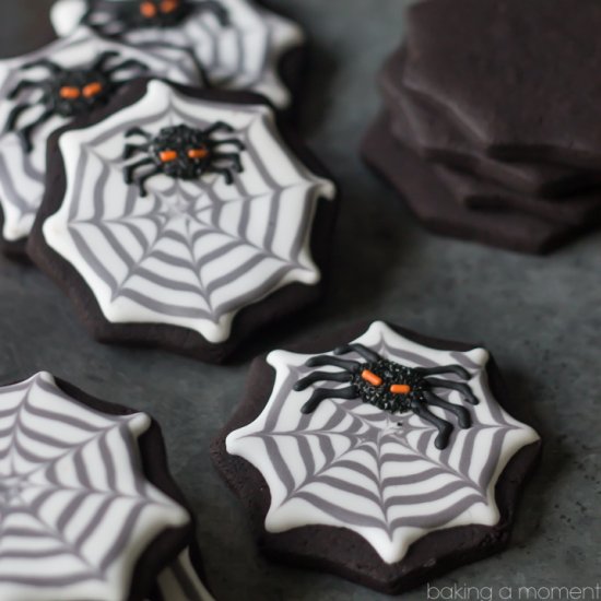 Spiderweb Cookies