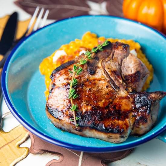 Maple Brined Pork Chops