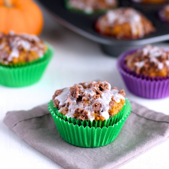 Pumpkin Muffins with Streusel