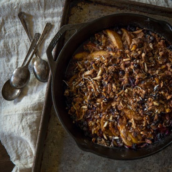 Paleo Peach Cobbler