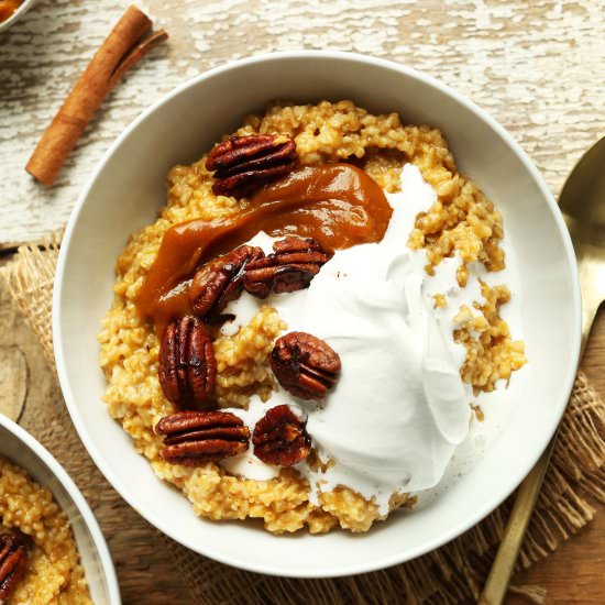 Pumpkin Pie Oats