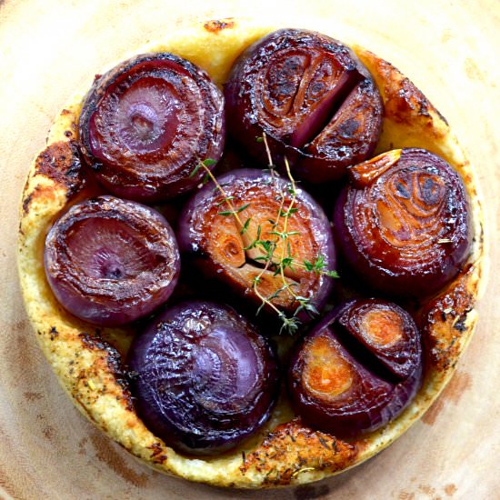 Red Onion Tarte Tatin