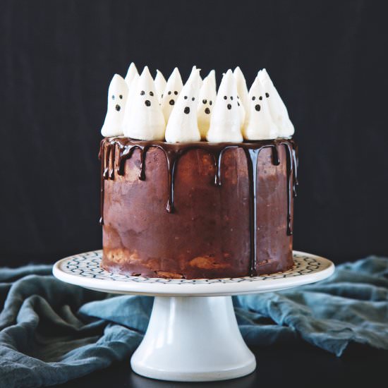 Spooky Pumpkin Cake