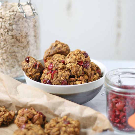 Pumpkin Pecan Breakfast Cookies