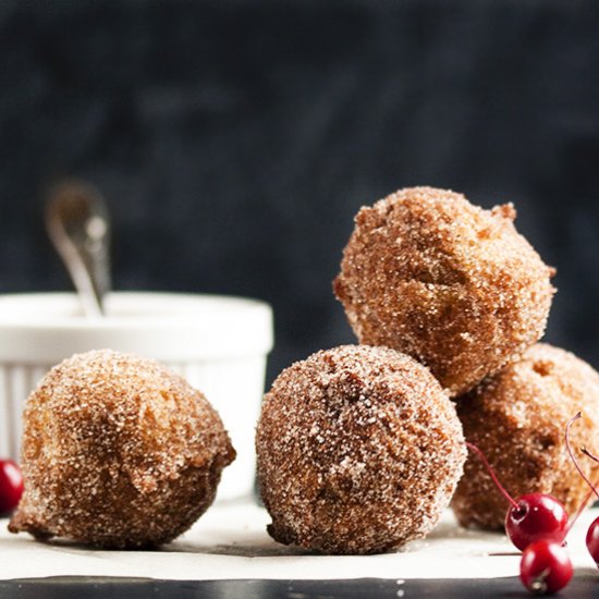 Cinnamon Sugar Apple Fritters