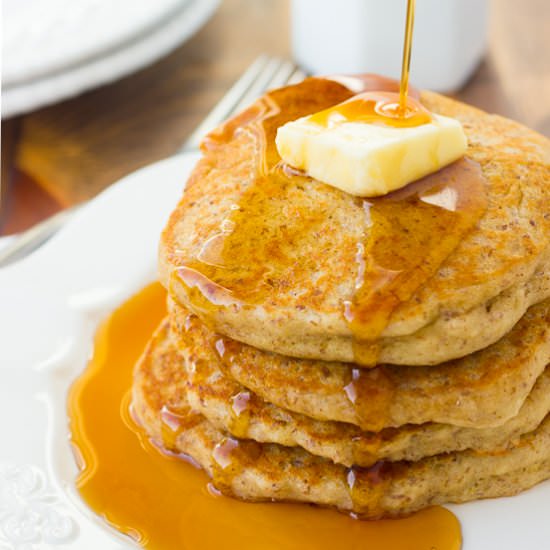 Gluten-Free Buckwheat Flax Pancakes