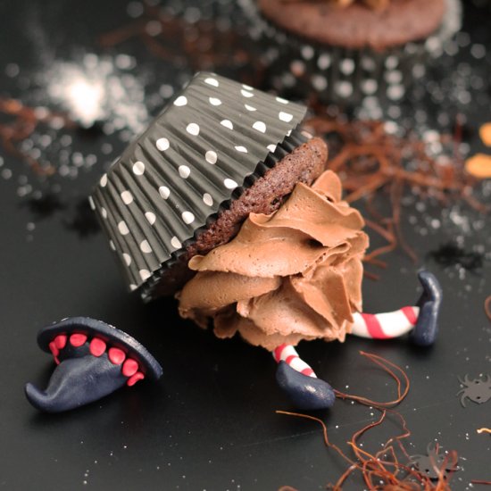 Halloween Chili Chocolate Cupcakes