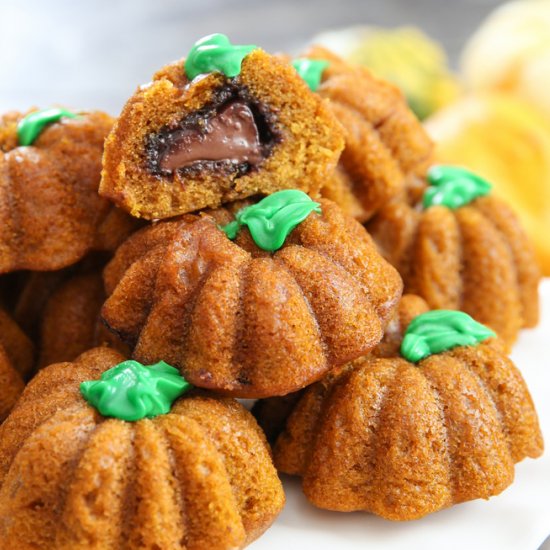 Pumpkin Nutella Cakes