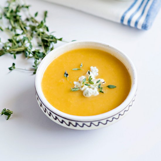 Pumpkin and fennel soup