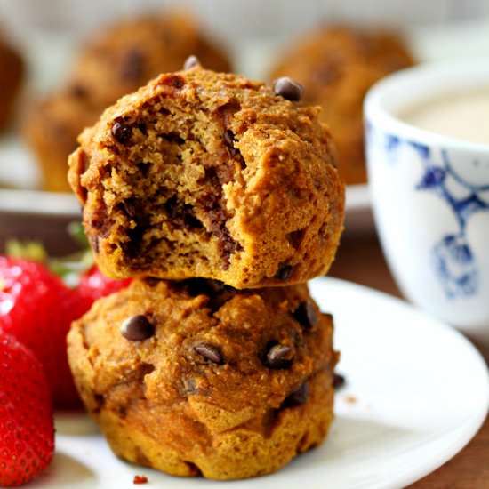 Chocolate Chip Pumpkin Muffins