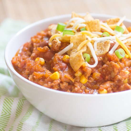 Low Fat Turkey Chili