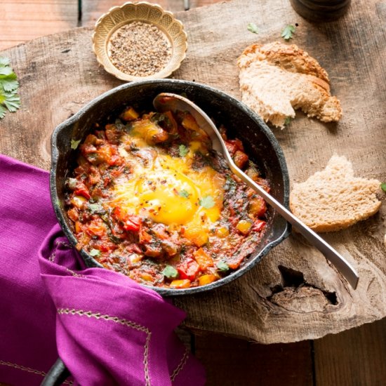 Spinach Shakshuka