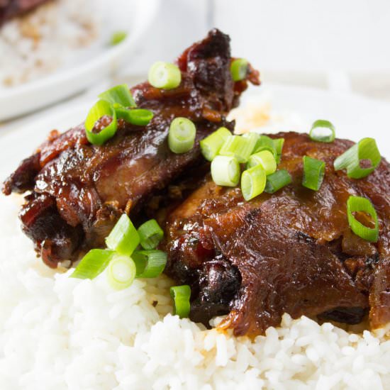 Honey Garlic Crockpot Chicken