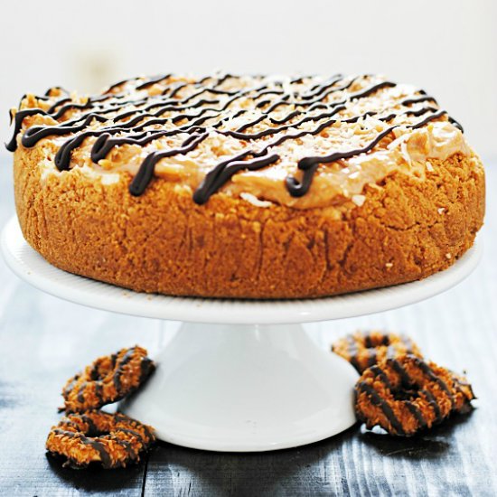 Samoas Cheesecake