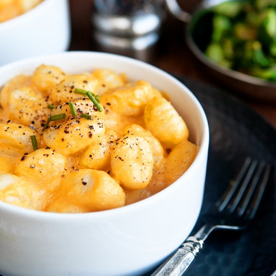 Cheesy Butternut Gnocchi with Sage