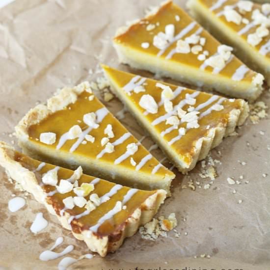 Maple Ginger Butternut Squash Tart