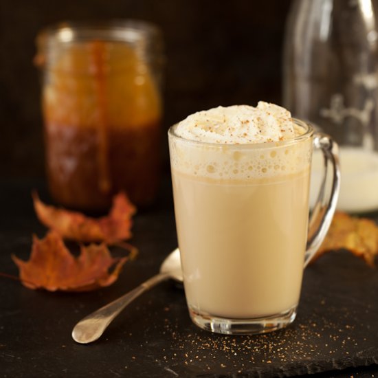 Bourbon Caramel Steamer